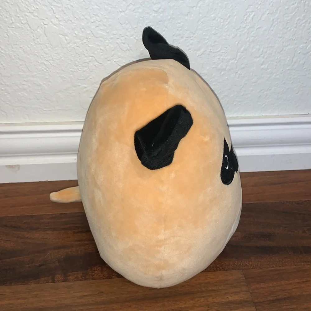 Official Squishmallows 10 Inch Prince The Pug Dog Plush Stuffed Animal Toy